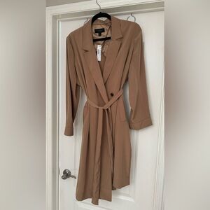 BNWT - J Crew Trench Coat - XL - Carmel Colour